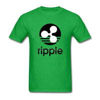 Ripple XRP CryptoCurrency T Shirt Custom Short Sleeve Brand Clothing Fashion Lovers Plus Size Cotton  Funny T Shirts - Crypto gear and stuff