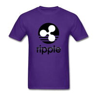 Ripple XRP CryptoCurrency T Shirt Custom Short Sleeve Brand Clothing Fashion Lovers Plus Size Cotton  Funny T Shirts - Crypto gear and stuff