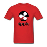 Ripple XRP CryptoCurrency T Shirt Custom Short Sleeve Brand Clothing Fashion Lovers Plus Size Cotton  Funny T Shirts - Crypto gear and stuff