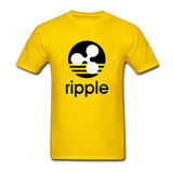 Ripple XRP CryptoCurrency T Shirt Custom Short Sleeve Brand Clothing Fashion Lovers Plus Size Cotton  Funny T Shirts - Crypto gear and stuff