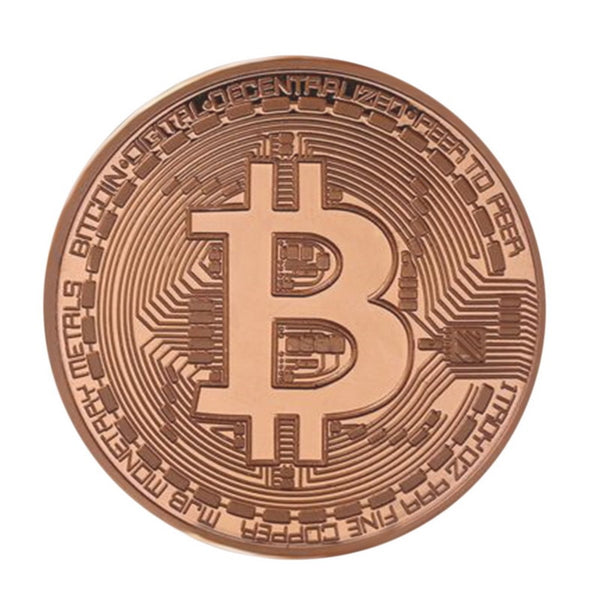4 cm Bitcoin Coin Collection Art Gift Ripple Coin Currency Gift Physical Art Commemorative ETN DASH Coin Gift - Crypto gear and stuff