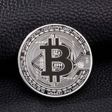 4 cm Bitcoin Coin Collection Art Gift Ripple Coin Currency Gift Physical Art Commemorative ETN DASH Coin Gift - Crypto gear and stuff