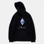 Blockchain Ethereum Spring Women/Men Sweatshirts Hoodie Ethereum Bitcoin Hoodie Men/Women ETH Logo Printing Hoodie  Plus size - Crypto gear and stuff