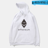 Blockchain Ethereum Spring Women/Men Sweatshirts Hoodie Ethereum Bitcoin Hoodie Men/Women ETH Logo Printing Hoodie  Plus size - Crypto gear and stuff