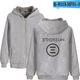 Blockchain Ethereum Letter Winter Hoodies Men/Women Zipper Hoodies Sweatshirt Ethereum Bitcoin Cotton Warm ETH Logo Clothes - Crypto gear and stuff