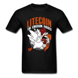 Litecoin T Shirt Custom Short Sleeve Clothes - Crypto gear and stuff