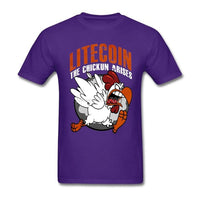 Litecoin T Shirt Custom Short Sleeve Clothes - Crypto gear and stuff