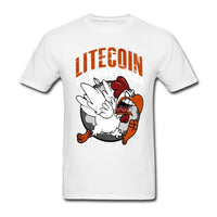 Litecoin T Shirt Custom Short Sleeve Clothes - Crypto gear and stuff