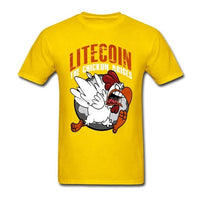Litecoin T Shirt Custom Short Sleeve Clothes - Crypto gear and stuff