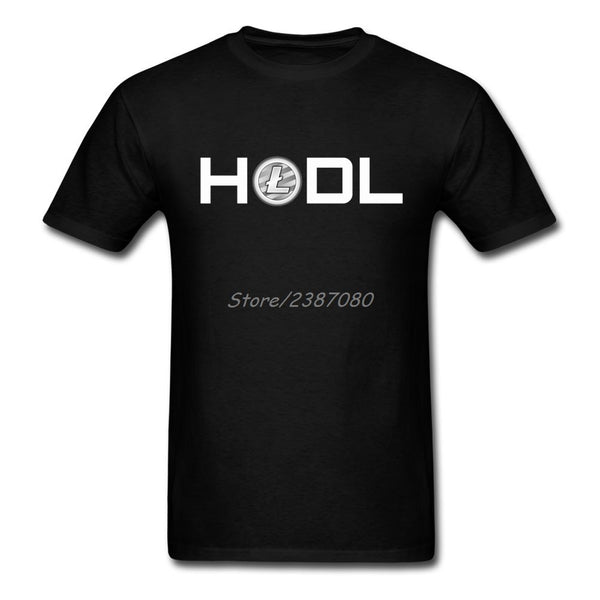 Litecoin T Shirt Short Sleeve Custom Men's T-shirt - Crypto gear and stuff