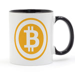 Bitcoin Mug Coffee Milk Ceramic Cup Creative DIY Gifts Home Decor Mugs 11 oz - Crypto gear and stuff