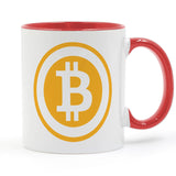 Bitcoin Mug Coffee Milk Ceramic Cup Creative DIY Gifts Home Decor Mugs 11 oz - Crypto gear and stuff