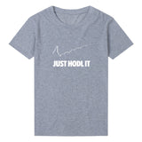 bitcoin just HODL t shirt check design - Crypto gear and stuff