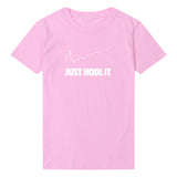 bitcoin just HODL t shirt check design - Crypto gear and stuff