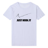 bitcoin just HODL t shirt check design - Crypto gear and stuff