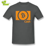 Bitcoin Cash T Shirt Man Summer Novelty Tees Male New Arrival Big Tshirt Home Wear Customized Comfortable Guys Tee Shirts - Crypto gear and stuff