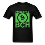 Luxury Brand Men T Shirt Summer Bitcoin Cash Shirt Currency Personality Short Sleeve Men T-Shirts Plus Size - Crypto gear and stuff