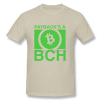 Luxury Brand Men T Shirt Summer Bitcoin Cash Shirt Currency Personality Short Sleeve Men T-Shirts Plus Size - Crypto gear and stuff