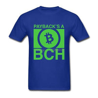 Luxury Brand Men T Shirt Summer Bitcoin Cash Shirt Currency Personality Short Sleeve Men T-Shirts Plus Size - Crypto gear and stuff