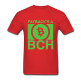 Luxury Brand Men T Shirt Summer Bitcoin Cash Shirt Currency Personality Short Sleeve Men T-Shirts Plus Size - Crypto gear and stuff