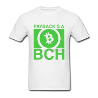 Luxury Brand Men T Shirt Summer Bitcoin Cash Shirt Currency Personality Short Sleeve Men T-Shirts Plus Size - Crypto gear and stuff