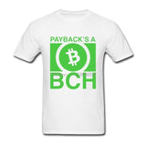 Luxury Brand Men T Shirt Summer Bitcoin Cash Shirt Currency Personality Short Sleeve Men T-Shirts Plus Size - Crypto gear and stuff