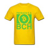 Luxury Brand Men T Shirt Summer Bitcoin Cash Shirt Currency Personality Short Sleeve Men T-Shirts Plus Size - Crypto gear and stuff