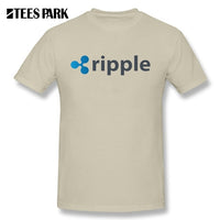 Plus Size Ripple XRP Cryptocurrency Cool Tees Adult Round Neck Short Sleeve T-Shirt Clothes Letter Adult T Shirt Men Cotton - Crypto gear and stuff