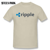 Plus Size Ripple XRP Cryptocurrency Cool Tees Adult Round Neck Short Sleeve T-Shirt Clothes Letter Adult T Shirt Men Cotton - Crypto gear and stuff