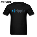 Plus Size Ripple XRP Cryptocurrency Cool Tees Adult Round Neck Short Sleeve T-Shirt Clothes Letter Adult T Shirt Men Cotton - Crypto gear and stuff