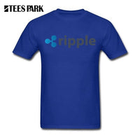 Plus Size Ripple XRP Cryptocurrency Cool Tees Adult Round Neck Short Sleeve T-Shirt Clothes Letter Adult T Shirt Men Cotton - Crypto gear and stuff