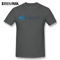 Plus Size Ripple XRP Cryptocurrency Cool Tees Adult Round Neck Short Sleeve T-Shirt Clothes Letter Adult T Shirt Men Cotton - Crypto gear and stuff