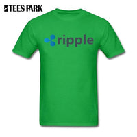Plus Size Ripple XRP Cryptocurrency Cool Tees Adult Round Neck Short Sleeve T-Shirt Clothes Letter Adult T Shirt Men Cotton - Crypto gear and stuff
