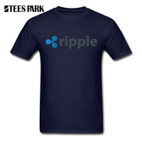 Plus Size Ripple XRP Cryptocurrency Cool Tees Adult Round Neck Short Sleeve T-Shirt Clothes Letter Adult T Shirt Men Cotton - Crypto gear and stuff