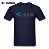 Plus Size Ripple XRP Cryptocurrency Cool Tees Adult Round Neck Short Sleeve T-Shirt Clothes Letter Adult T Shirt Men Cotton - Crypto gear and stuff