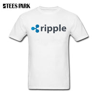 Plus Size Ripple XRP Cryptocurrency Cool Tees Adult Round Neck Short Sleeve T-Shirt Clothes Letter Adult T Shirt Men Cotton - Crypto gear and stuff