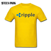 Plus Size Ripple XRP Cryptocurrency Cool Tees Adult Round Neck Short Sleeve T-Shirt Clothes Letter Adult T Shirt Men Cotton - Crypto gear and stuff