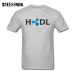 T Shirts HODL Ripple XRP Coin Cryptocurrency Men's T-Shirts Men's Organnic Cotton Short Sleeve Tee New Crew Collar Casual Men - Crypto gear and stuff