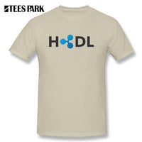 T Shirts HODL Ripple XRP Coin Cryptocurrency Men's T-Shirts Men's Organnic Cotton Short Sleeve Tee New Crew Collar Casual Men - Crypto gear and stuff