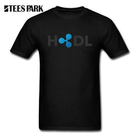 T Shirts HODL Ripple XRP Coin Cryptocurrency Men's T-Shirts Men's Organnic Cotton Short Sleeve Tee New Crew Collar Casual Men - Crypto gear and stuff