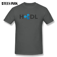 T Shirts HODL Ripple XRP Coin Cryptocurrency Men's T-Shirts Men's Organnic Cotton Short Sleeve Tee New Crew Collar Casual Men - Crypto gear and stuff