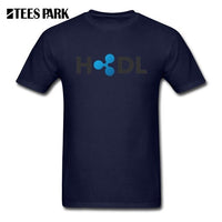 T Shirts HODL Ripple XRP Coin Cryptocurrency Men's T-Shirts Men's Organnic Cotton Short Sleeve Tee New Crew Collar Casual Men - Crypto gear and stuff