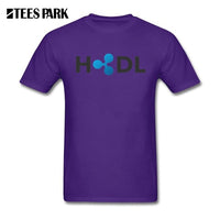 T Shirts HODL Ripple XRP Coin Cryptocurrency Men's T-Shirts Men's Organnic Cotton Short Sleeve Tee New Crew Collar Casual Men - Crypto gear and stuff