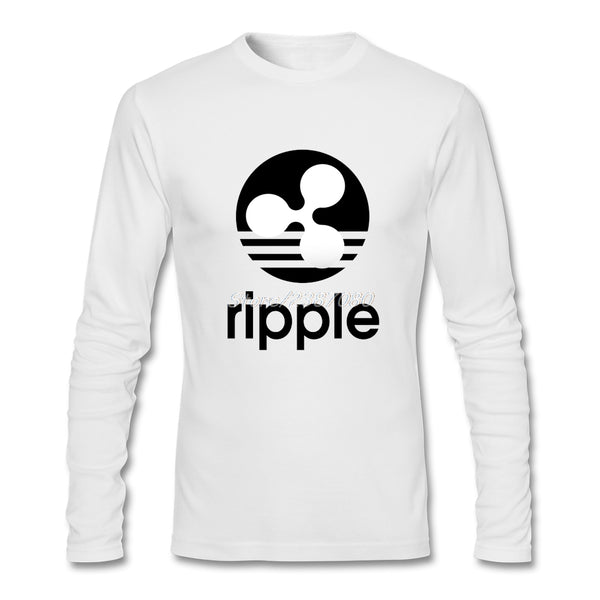 Ripple XRP Crypto Currency T Shirt Long Sleeve  T-shirts For Men OR WOMEN - Crypto gear and stuff