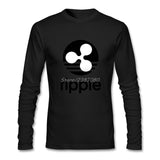 Ripple XRP Crypto Currency T Shirt Long Sleeve  T-shirts For Men OR WOMEN - Crypto gear and stuff