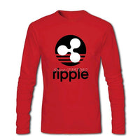 Ripple XRP Crypto Currency T Shirt Long Sleeve  T-shirts For Men OR WOMEN - Crypto gear and stuff