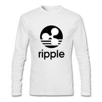 Ripple XRP Crypto Currency T Shirt Long Sleeve  T-shirts For Men OR WOMEN - Crypto gear and stuff