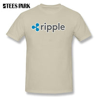 Sweat Tees Ripple Shirt XRP Crypto Coin T Shirt Printing Cryptocurrencies Man Cotton Short Sleeved T-Shirts Geek Men Offensive - Crypto gear and stuff