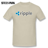Sweat Tees Ripple Shirt XRP Crypto Coin T Shirt Printing Cryptocurrencies Man Cotton Short Sleeved T-Shirts Geek Men Offensive - Crypto gear and stuff
