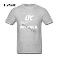Men T-shirt Printing Short Sleeve O Neck T Shirts For Men Litecoin Just Hodl it Family Clothes Tops - Crypto gear and stuff